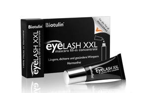 MyVitalSkin GmbH & Co KG: Kosmetik neu erfunden - Mascara wird zum Wimpern Booster / Biotulin präsentiert eyeLASH XXL als FILL-IN für jeden Mascara