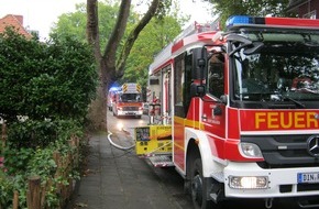 Feuerwehr Dinslaken: FW Dinslaken: Brandeinsatz auf der Grabenstraße in Lohberg