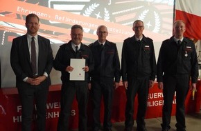 Feuerwehr Heiligenhaus: FW-Heiligenhaus: Feuerwehr Heiligenhaus blickt auf das vergangene Jahr 2025 zurück