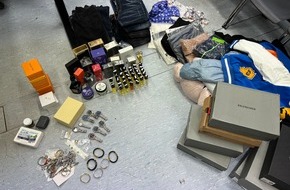 Polizei Essen: POL-E: Essen: "SafeCity" kontrolliert Fahrzeug und stellt mutmaßliche Plagiate sicher