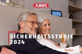 ABUS Gruppe: Negative Entwicklung des Sicherheitsempfindens in Deutschland – fünfte Ausgabe der Sicherheitsstudie von ABUS und YouGov.