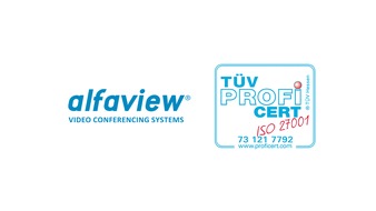 alfaview GmbH: alfaview ist ISO 27001-zertifiziert