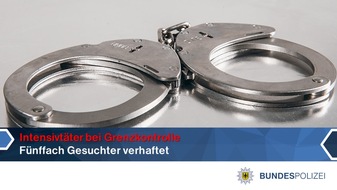 Bundespolizeiinspektion Ludwigsdorf: BPOLI LUD: F&uuml;nffach gesuchter Intensivt&auml;ter festgenommen