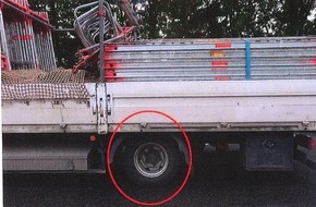 Polizeipräsidium Mittelhessen - Pressestelle Marburg-Biedenkopf: POL-MR: Polizei kontrollierte Lastwagen