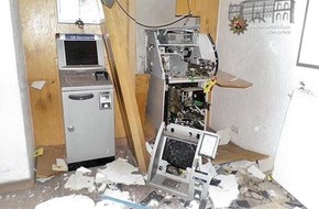 Polizeipräsidium Westpfalz: POL-PPWP: Geldautomat gesprengt
