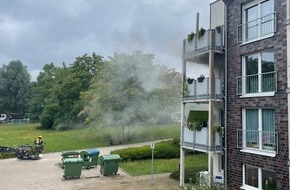 Feuerwehr Oberhausen: FW-OB: Küchenbrand durch Einsatzkräfte schnell gelöscht - eine Person verletzt