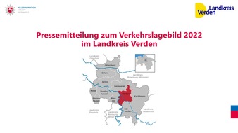 Polizeiinspektion Verden / Osterholz: POL-VER: Polizeiinspektion Verden/Osterholz und Landkreis Verden veröffentlichen Verkehrslagebild 2022 (Korrektur)