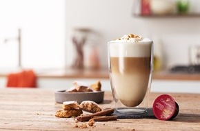 Tchibo GmbH: Lecker Lebkuchen Latte - ganz einfach auf Knopfdruck / Neue Espresso-Sorten mit winterlichen Aromen von Cafissimo
