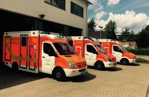 Feuerwehr Detmold: FW-DT: Zusätzlicher Rettungswagen für die Stadt Detmold