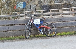 Polizeidirektion Trier: POL-PDTR: Sachbeschädigung an einem Fahrrad