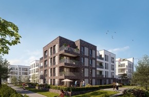BPD Immobilienentwicklung GmbH: Neuer Wohnraum in der Neuen Bahnstadt Opladen West - Der Europahof steht kurz vor dem Vertriebsstart