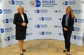 Polizeipräsidium Recklinghausen: POL-RE: Gladbeck: Gespräch über Sicherheit - Bürgermeisterin Bettina Weist zu Besuch bei Polizeipräsidentin Friederike Zurhausen