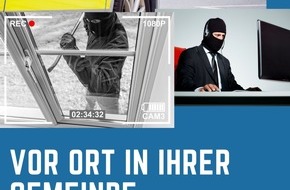 Polizeipräsidium Trier: POL-PPTR: Prävention vor Ort: Polizisten beraten in Feyen zu Einbruchsschutz und Betrugsdelikten