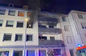 Feuerwehr Hannover: FW Hannover: Verletze Person bei Wohnungsbrand