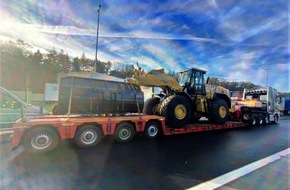 Polizei Köln: POL-K: 221111-1-K/BAB Ohne Genehmigung über Rodenkirchener Autobahnbrücke - Polizei stoppt Schwerlasttransport