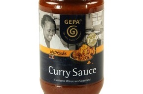 GEPA mbH: Produktrückruf "Curry Sauce" aufgrund fehlender Deklaration der Zutat Senf / Allergische Reaktionen für Menschen mit Allergie sind nicht auszuschließen