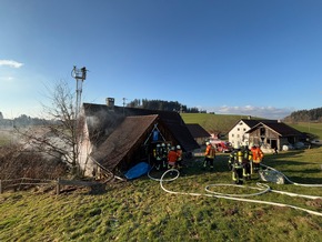 KFV Bodenseekreis: Großeinsatz bei Wohnhausbrand