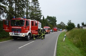 Kreisfeuerwehrverband Rendsburg-Eckernförde: FW-RD: Scheune nach Feuer beschlagnahmt 

Bornhorst, in Rumohr, kam es Heute (11.07.2019) zu einem Großfeuer.
