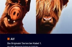 Kabel Eins: Außerirdischer oder Highland-Kuh? Original oder Fälschung? / Kabel 1
startet On- und Off-Air-Kampagne zum Serienstart von "Alf"