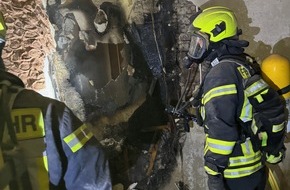 Feuerwehr Oberhausen: FW-OB: Brand in Zwischenwand