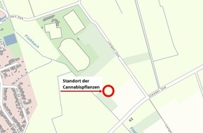 Polizeipräsidium Krefeld: POL-KR: Hülser Berg: Spaziergängerin findet Cannabispflanzen - Zeugen gesucht