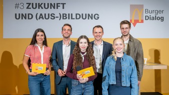 McDonald's Deutschland: McDonald's Burger Dialog: Gen Z fordert Perspektiven bei der Bildung - Politik verspricht zu handeln