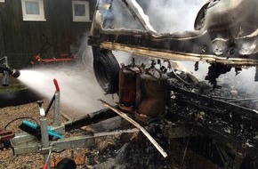 Feuerwehr Erkrath: FW-Erkrath: Brand auf Gehöft verlief glimpflich
