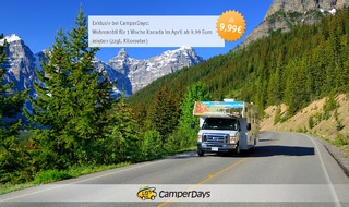 CamperDays: Exklusive Rabattaktion für Wohnmobile in Kanada