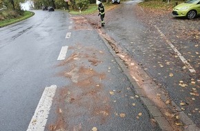 Freiwillige Feuerwehr Breckerfeld: FW-EN: Ölspur Königsheide