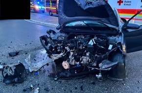 Polizeidirektion Bad Kreuznach: POL-PDKH: Verkehrsunfall aufgrund Vorfahrtsverletzung; Vollsperrung auf der B428.