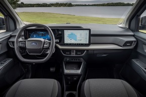 Schick, geräumig und praktisch: Ford ergänzt mit neuem E-Tourneo Courier seine attraktive Elektro-Modellpalette