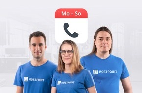 Hostpoint AG: Hostpoint bietet als erster Schweizer Provider Telefon-Support am Wochenende