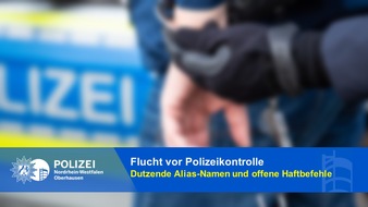 Polizeipräsidium Oberhausen: POL-OB: Zwei Dutzend Aliasnamen und mit drei Haftbefehlen gesucht