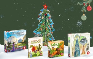 Festliche Spiele für alle: Weihnachtstipps für Kinder, Familien und Singles von Piatnik