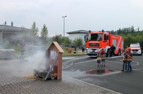 Feuerwehr Olpe: FW-OE: Sommerübung der Olper Löschknirpse