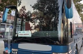 Polizei Düsseldorf: POL-D: Stadtmitte/Eller - Buskontrollen - Polizei zieht zwei rollende Zeitbomben aus dem Verkehr