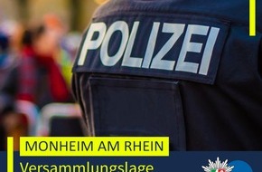 Polizei Mettmann: POL-ME: Polizei zieht Bilanz: Die Versammlungen in Monheim am Rhein blieben friedlich und st&ouml;rungsfrei - 2608085