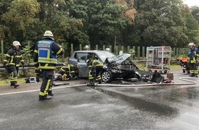 Feuerwehr Dortmund: FW-DO: Verkehrsunfall mit 4 beteiligten PKW