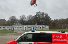 Feuerwehr Bottrop: FW-BOT: Verkehrsunfall auf der Horster Straße - Rettungshubschrauber im Einsatz