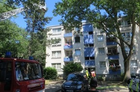 Feuerwehr Essen: FW-E: Feuer in Küche, zwei Kinder retteten sich vor Eintreffen der Feuerwehr ins Freie