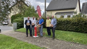 Vodafone GmbH: Glasfaser für die Stadt Hadamar: Erste Kunden surfen jetzt mit Lichtgeschwindigkeit