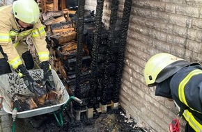 Freiwillige Feuerwehr der Stadt Goch: FF Goch: Feuerwehr verhindert Gebäudebrand