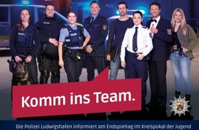 Polizeipräsidium Rheinpfalz: POL-PPRP: Anpfiff zum Polizeiberuf