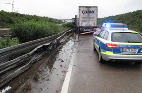 Polizeiinspektion Hildesheim: POL-HI: Erneuter Unfall im Baustellenbereich der BAB 7