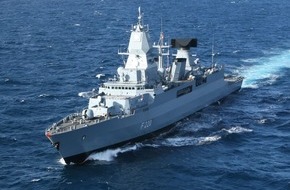 Presse- und Informationszentrum Marine: Fregatte "Hamburg" ist NATO-Flaggschiff