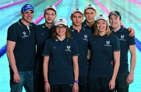 DVAG Deutsche Vermögensberatung AG: Förderung von jungen Talenten im Schwimmen: DVAG-Juniorteam begrüßt fünf neue Mitglieder (FOTO)