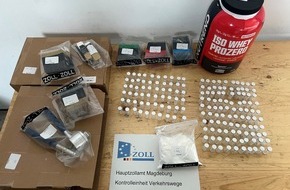 Hauptzollamt Magdeburg: HZA-MD: Dopingsünder mit Amphetaminen erwischt / Zöllner entdecken neben Dopingmitteln noch Amphetamine