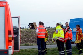 KFV-CW: Ballonfahrt endet bei Landung in Stromleitung