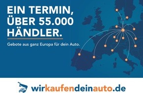 wirkaufendeinauto.de: PM: wirkaufendeinauto.de startet neue Kampagne: Ein Termin, über 55.000 Händler