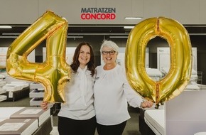 Matratzen Concord: 40 Jahre Matratzen Concord / Vom Abholmarkt in K&ouml;ln zum Schlafspezialisten in Deutschland, &Ouml;sterreich und der Schweiz